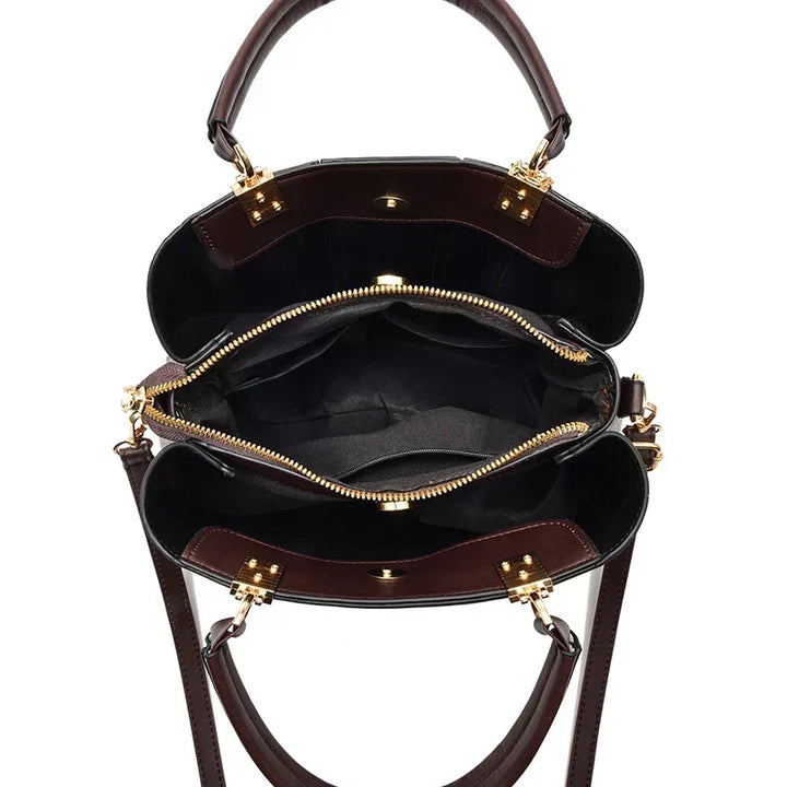 Fleur Lumière | Sac à main en cuir véritable
