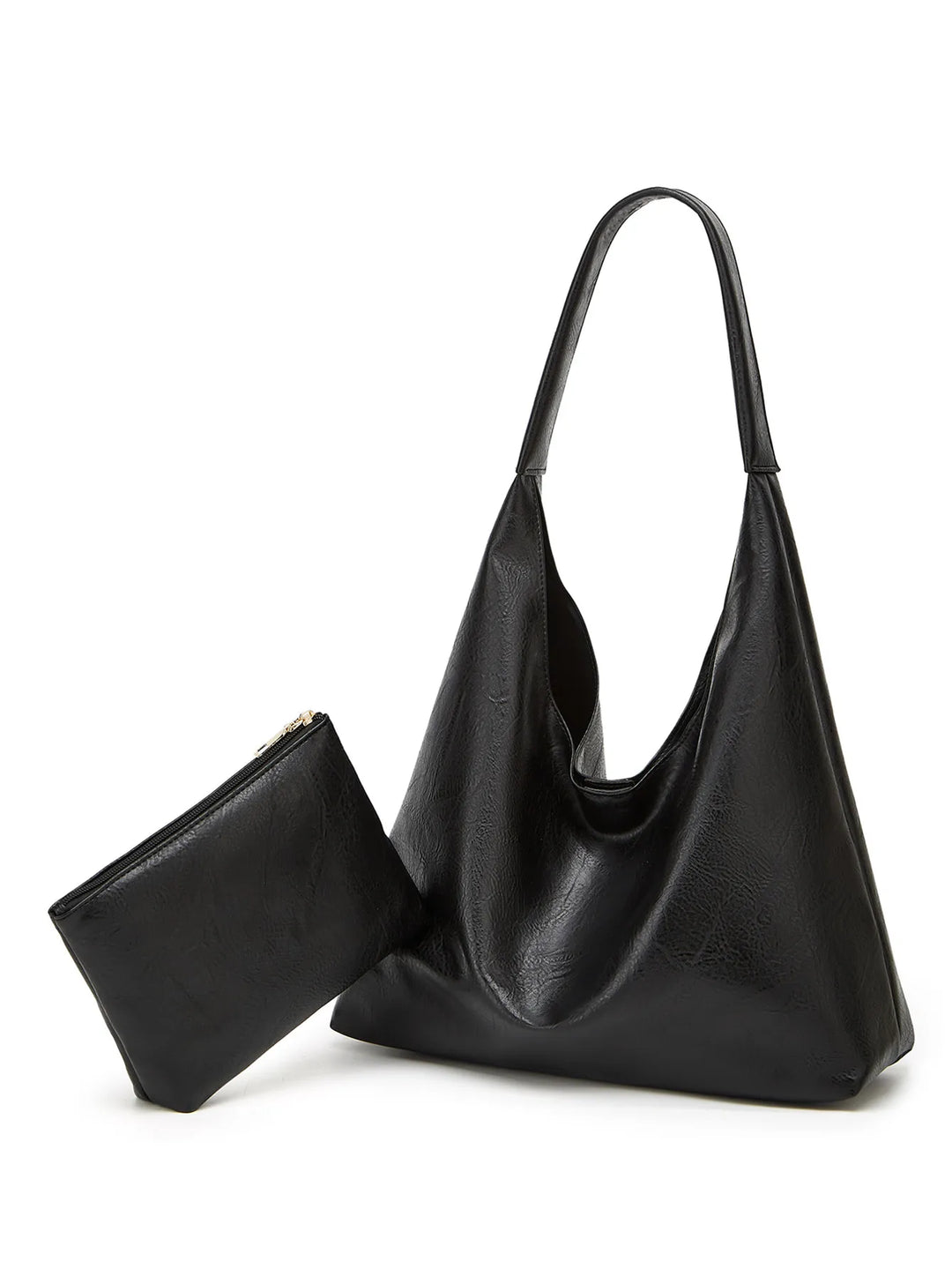Claire Élysée | Ensemble sac et portefeuille en cuir véritable
