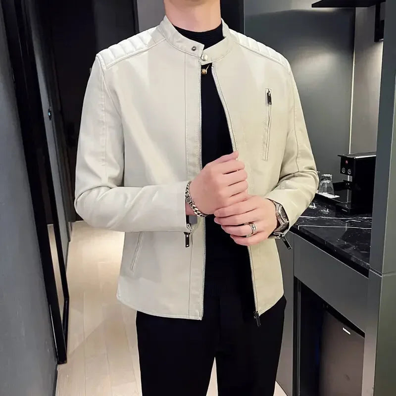 Xavier | Veste en cuir raffinée