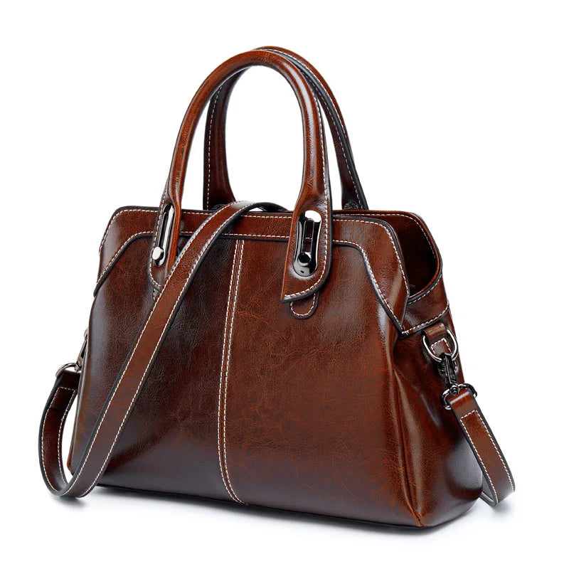Clémence Élysée | Sac à main en cuir véritable
