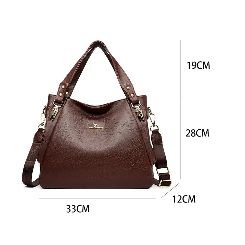 Eugénie Lumière | Sac porté épaule en cuir véritable