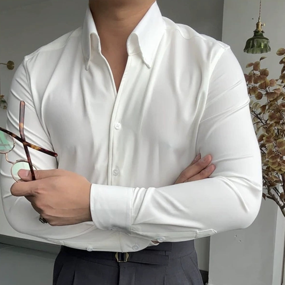 Clément | Chemise athlétique italienne pour homme en bambou