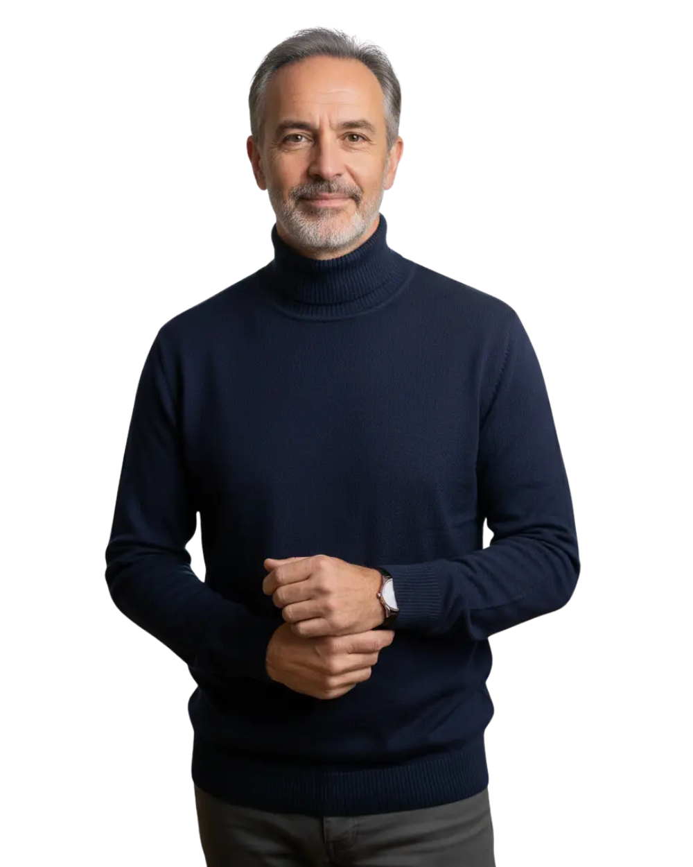 Raphaël | Pull col roulé en maille
