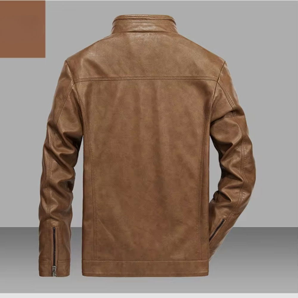 Matthieu | Veste ample en cuir