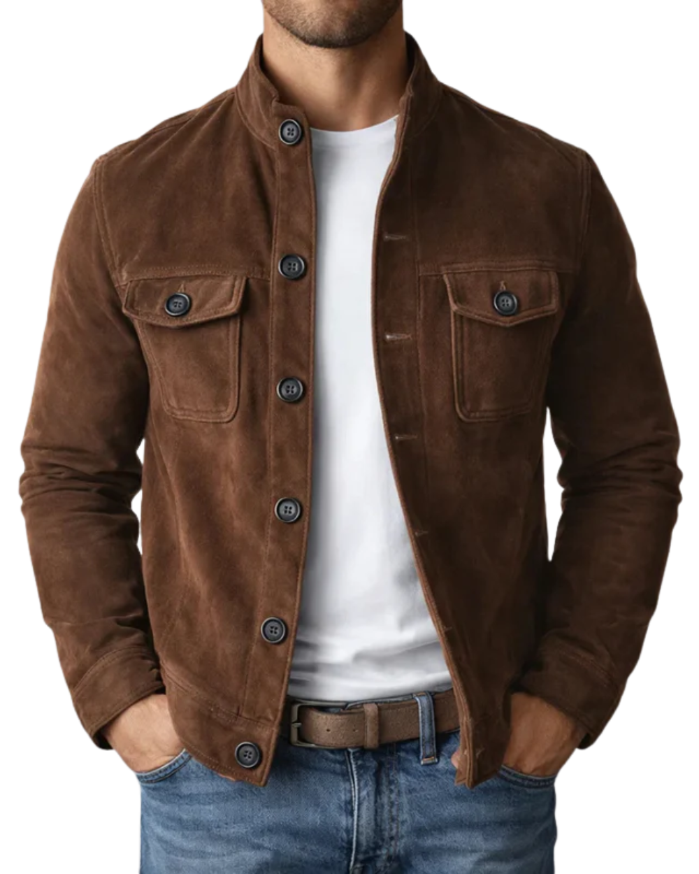 Aurélien | Blouson en daim haut de gamme