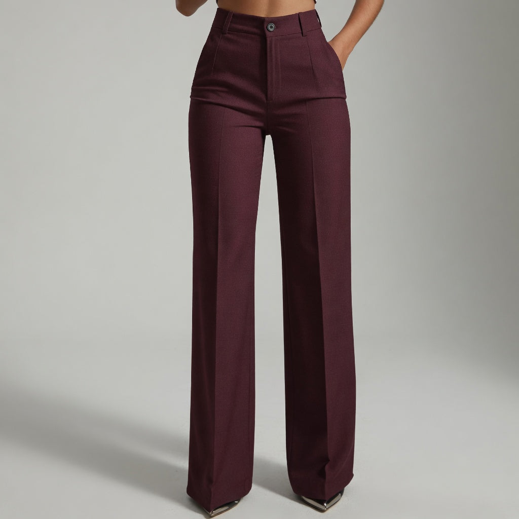 Azélie | Pantalon chic taille haute