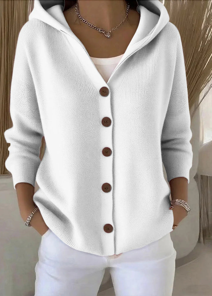 Monique | Cardigan élégant à capuche