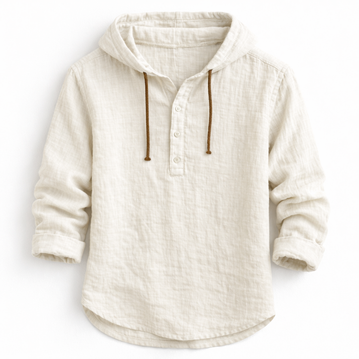 Jérôme | Chemise à capuche en lin