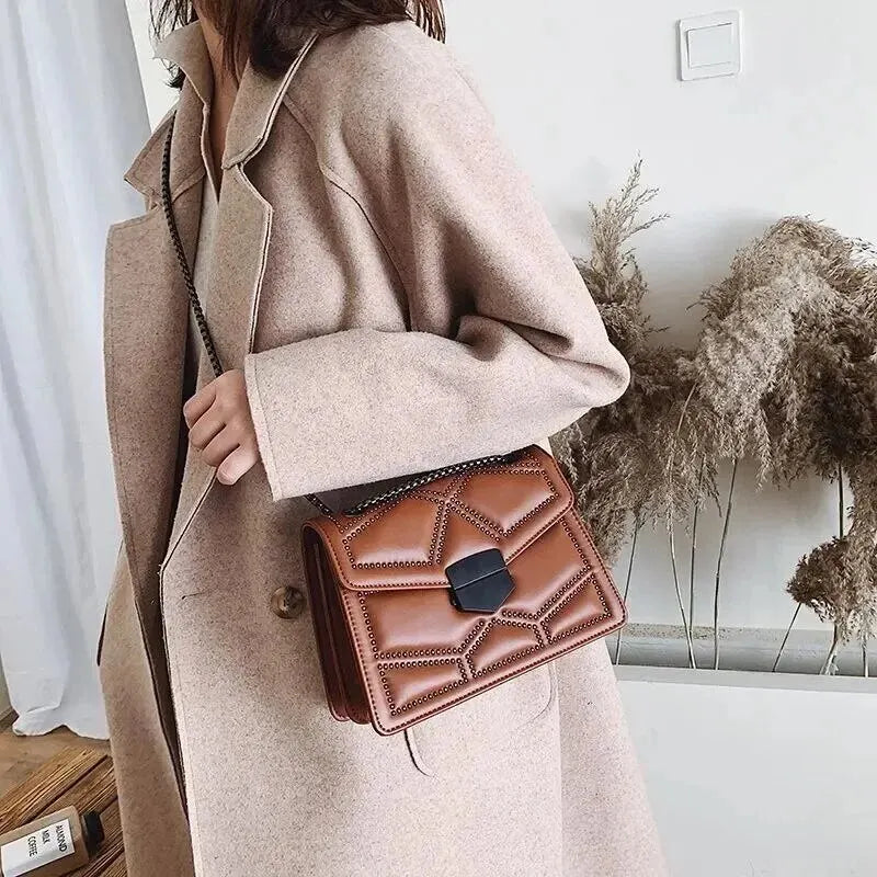 Amélie Lumière | Sac à main en cuir véritable