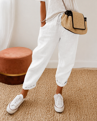 Aline | Pantalon décontracté en lin