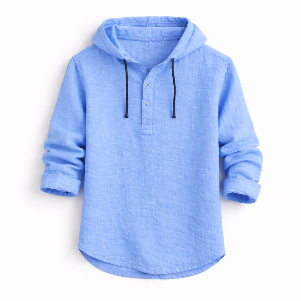 Jérôme | Chemise à capuche en lin