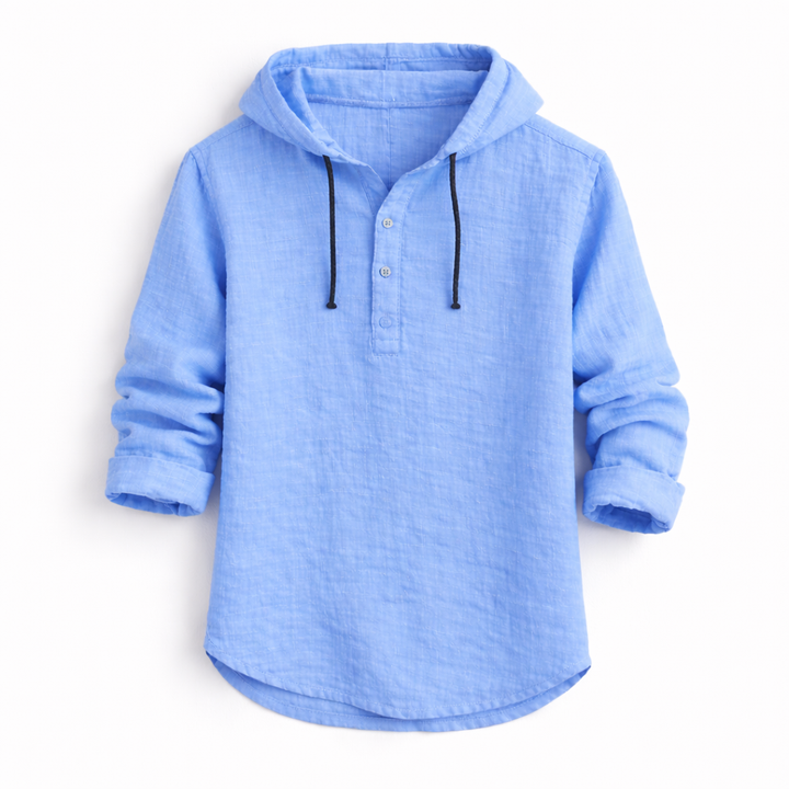 Jérôme | Chemise à capuche en lin