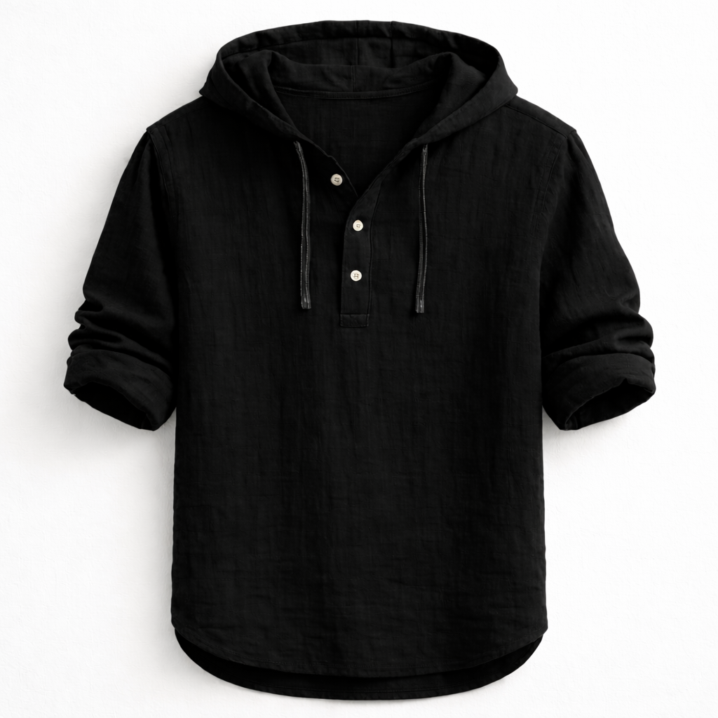 Jérôme | Chemise à capuche en lin