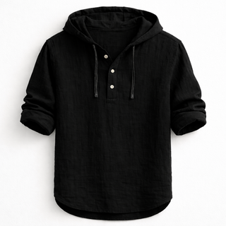 Jérôme | Chemise à capuche en lin