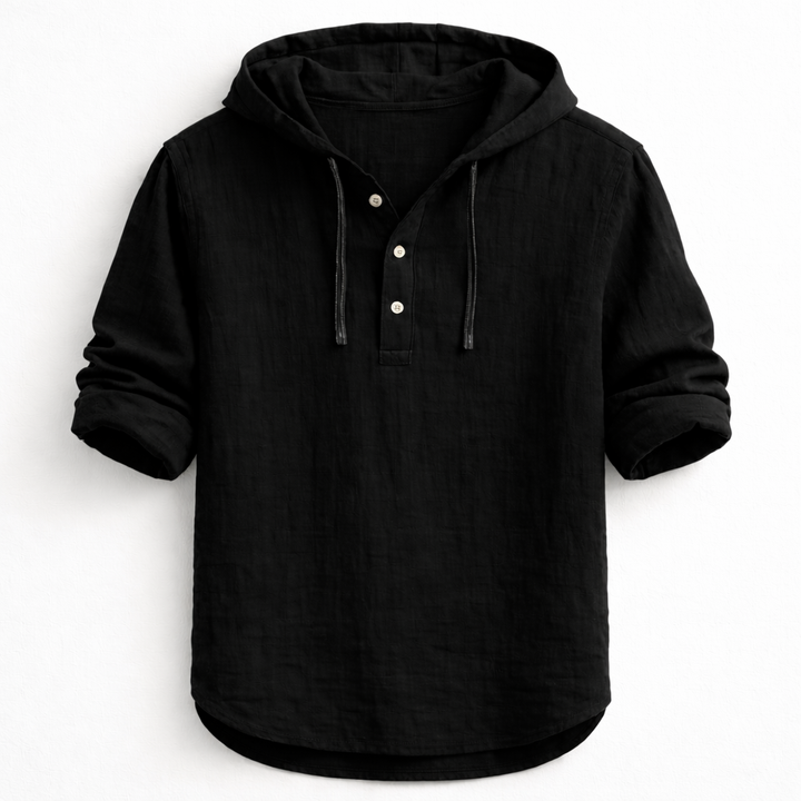 Jérôme | Chemise à capuche en lin