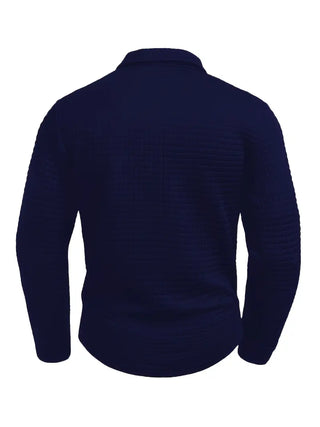 Xavier | Polo texturé à manches longues