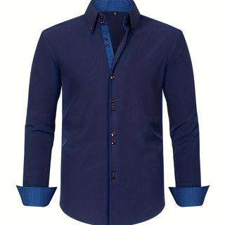 Ambroise | Chemise élégante légère avec détails contrastés