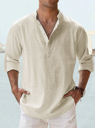 François-Xavier | Chemise minimaliste à col mandarin