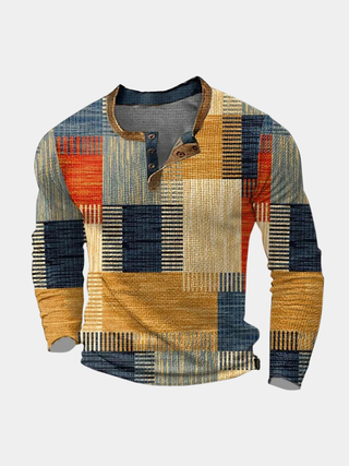 Louis-Auguste | Chemise patchwork colorée