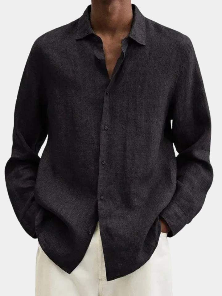 Timothée | Chemise à boutons en lin