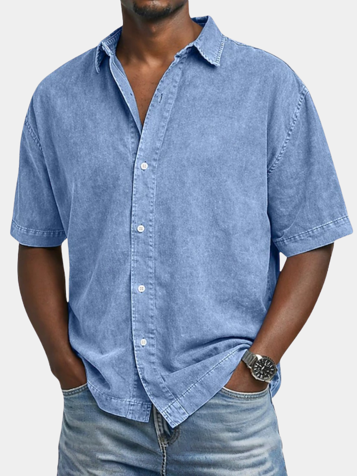 Jean-Guy | Chemise en coton à effet acide