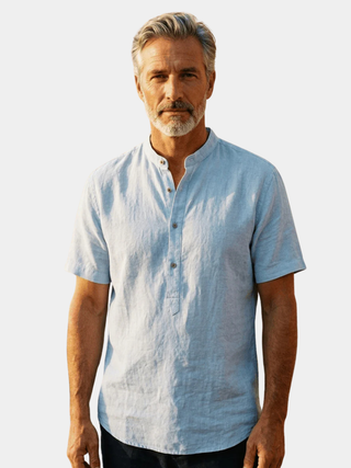 Théo | Chemise à col mao