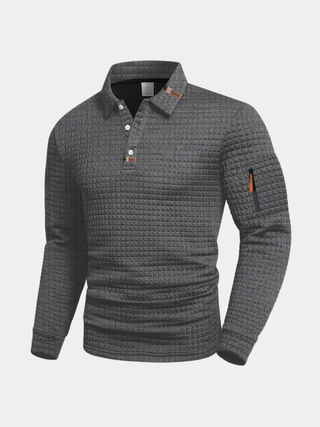 Xavier | Polo texturé à manches longues