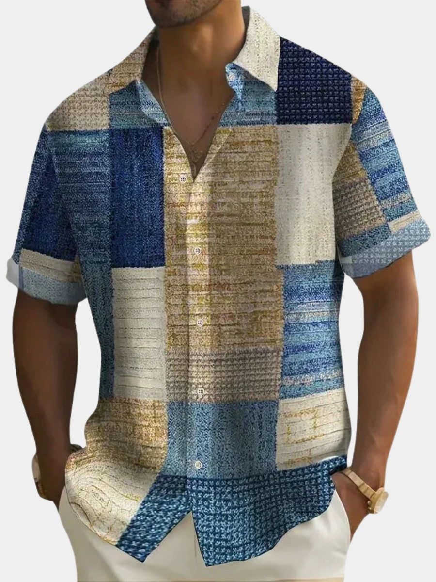 Rémi | Chemise patchwork d’été