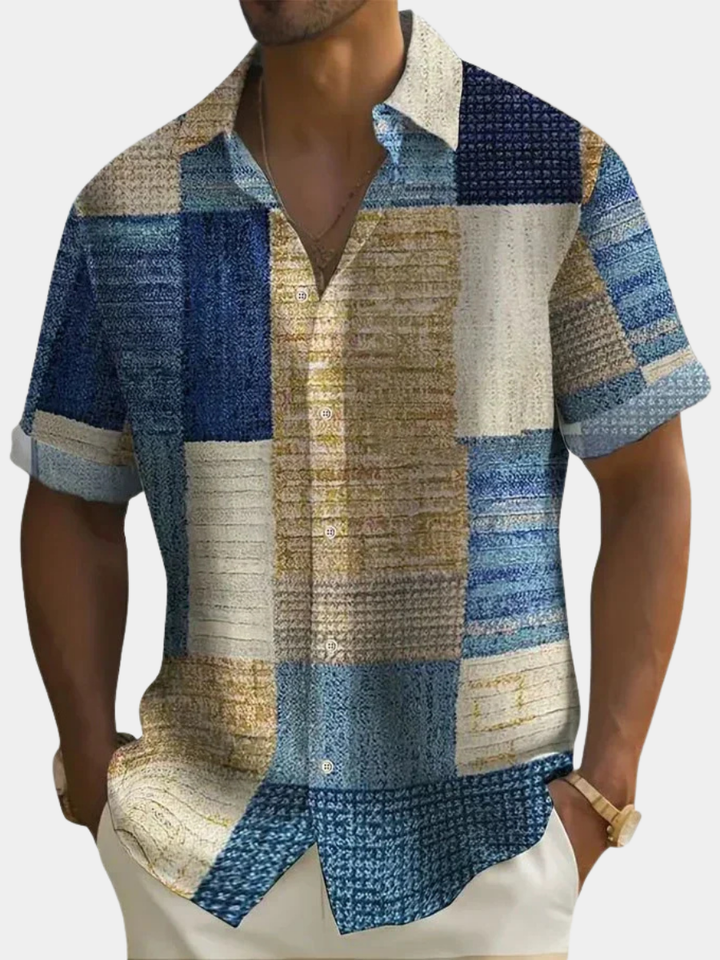 Rémi | Chemise patchwork d’été