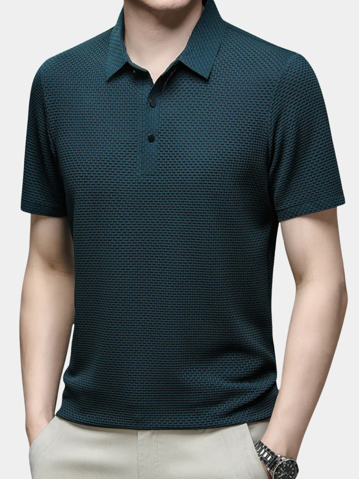 Valentin | Polo texturé à manches courtes