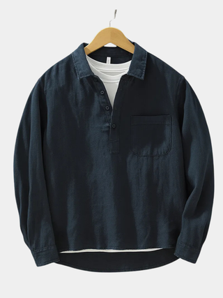 Louis-Pierre | Chemise demi-patte boutonnée