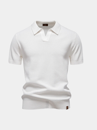 Xavier | Polo en maille texturée
