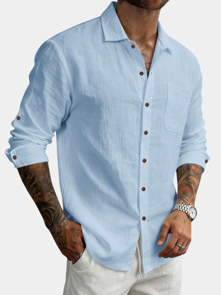 Joël | Chemise en coton texturé