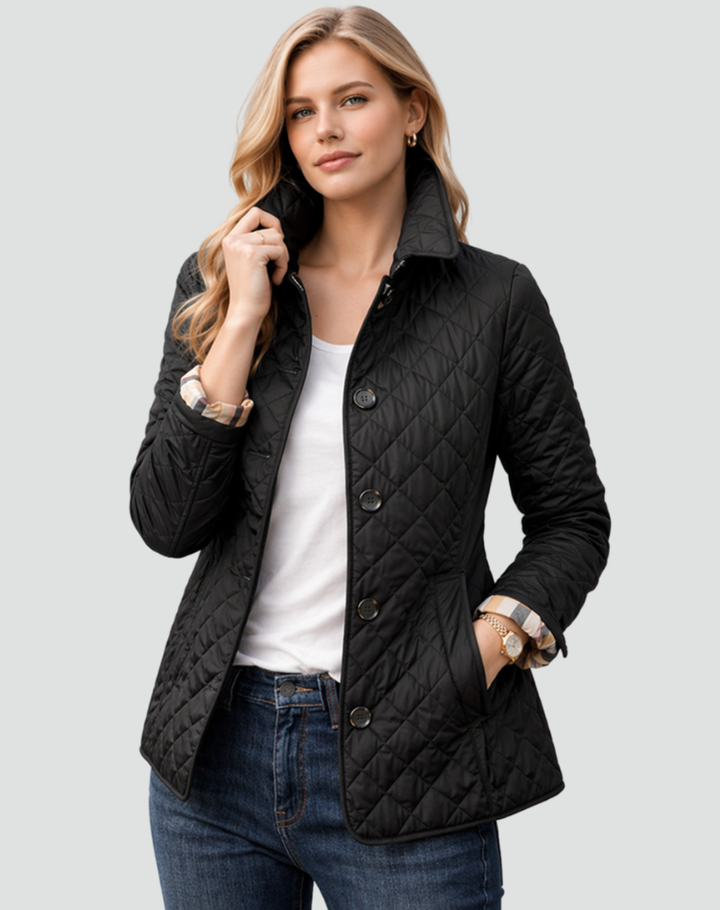 Romane | Veste matelassée boutonnée