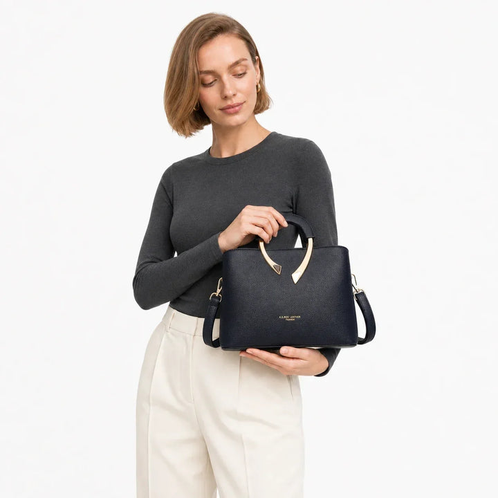 Agathe Rivoli | Sac bandoulière en cuir véritable