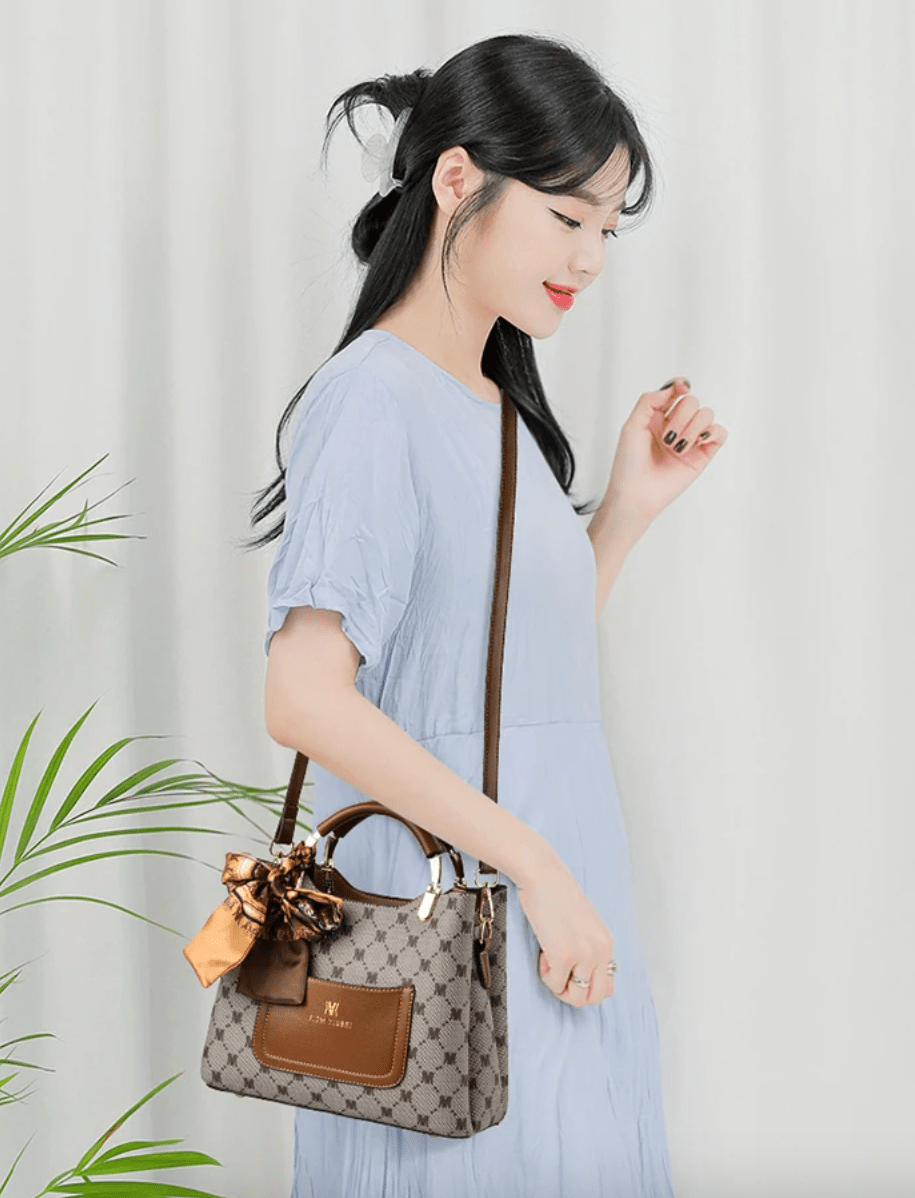 Adèle Lumière | Sac à main en cuir véritable