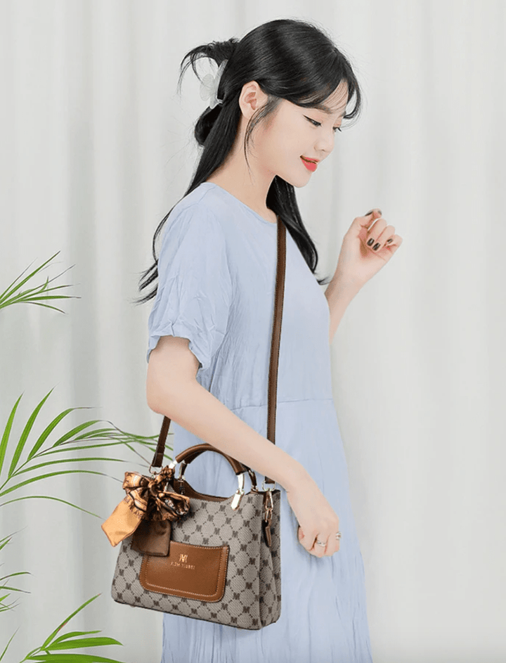 Adèle Lumière | Sac à main en cuir véritable