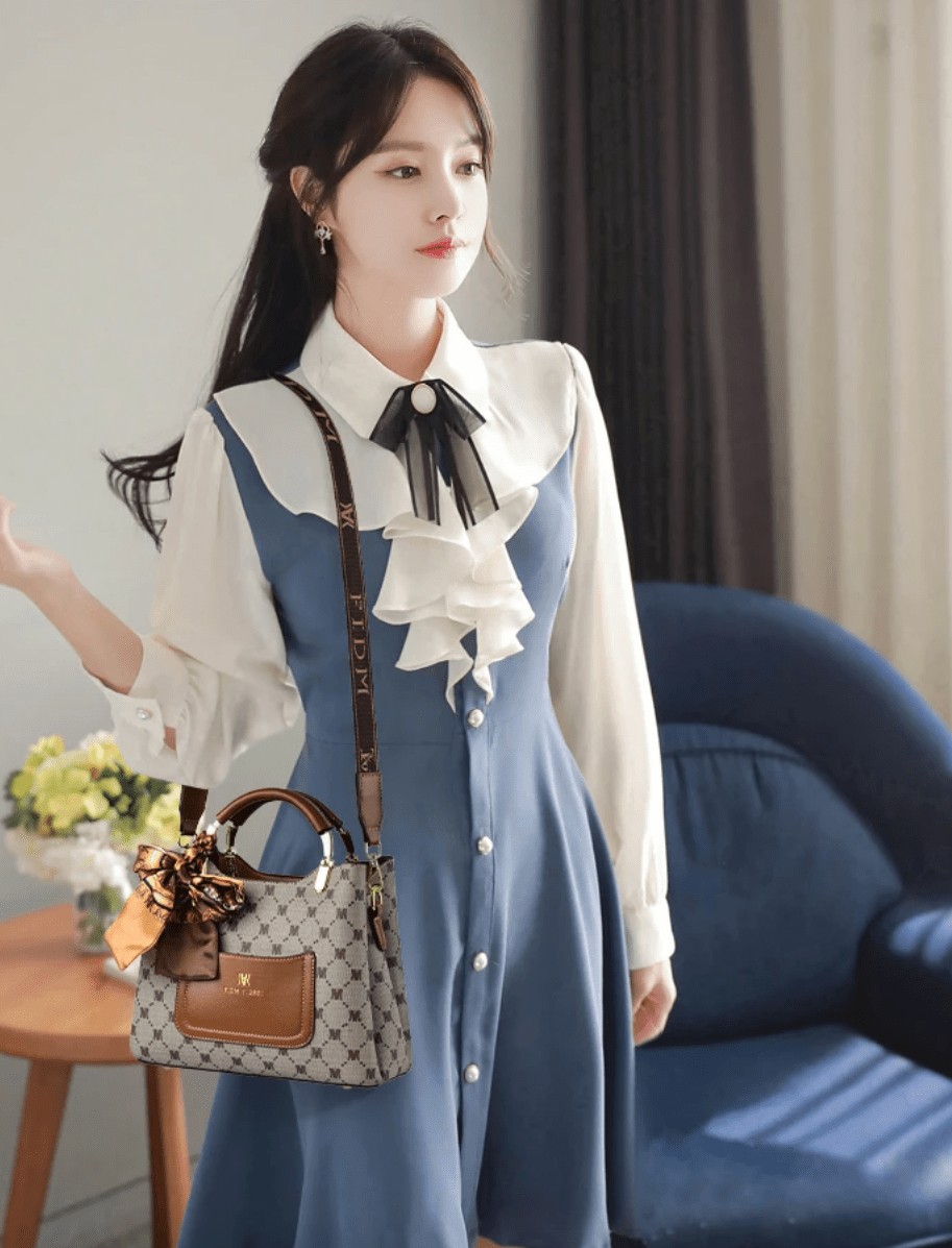 Adèle Lumière | Sac à main en cuir véritable