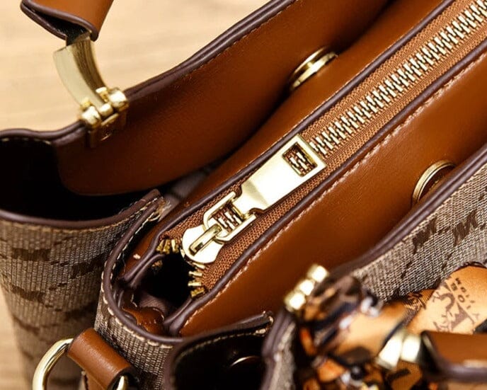 Adèle Lumière | Sac à main en cuir véritable
