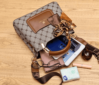 Adèle Lumière | Sac à main en cuir véritable