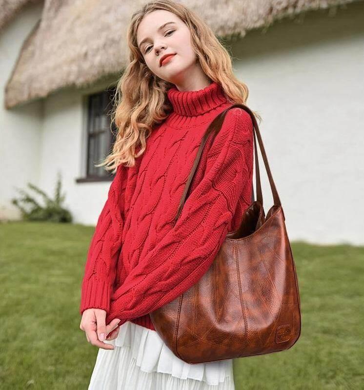 Hélène Lumière | Sac à main en cuir