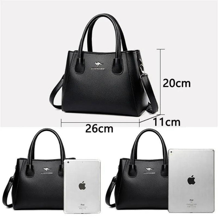 Inès Rivoli | Sac bandoulière en cuir véritable