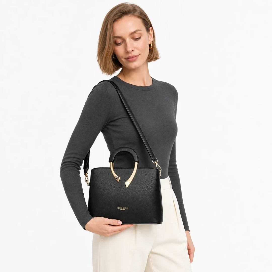 Agathe Rivoli | Sac bandoulière en cuir véritable