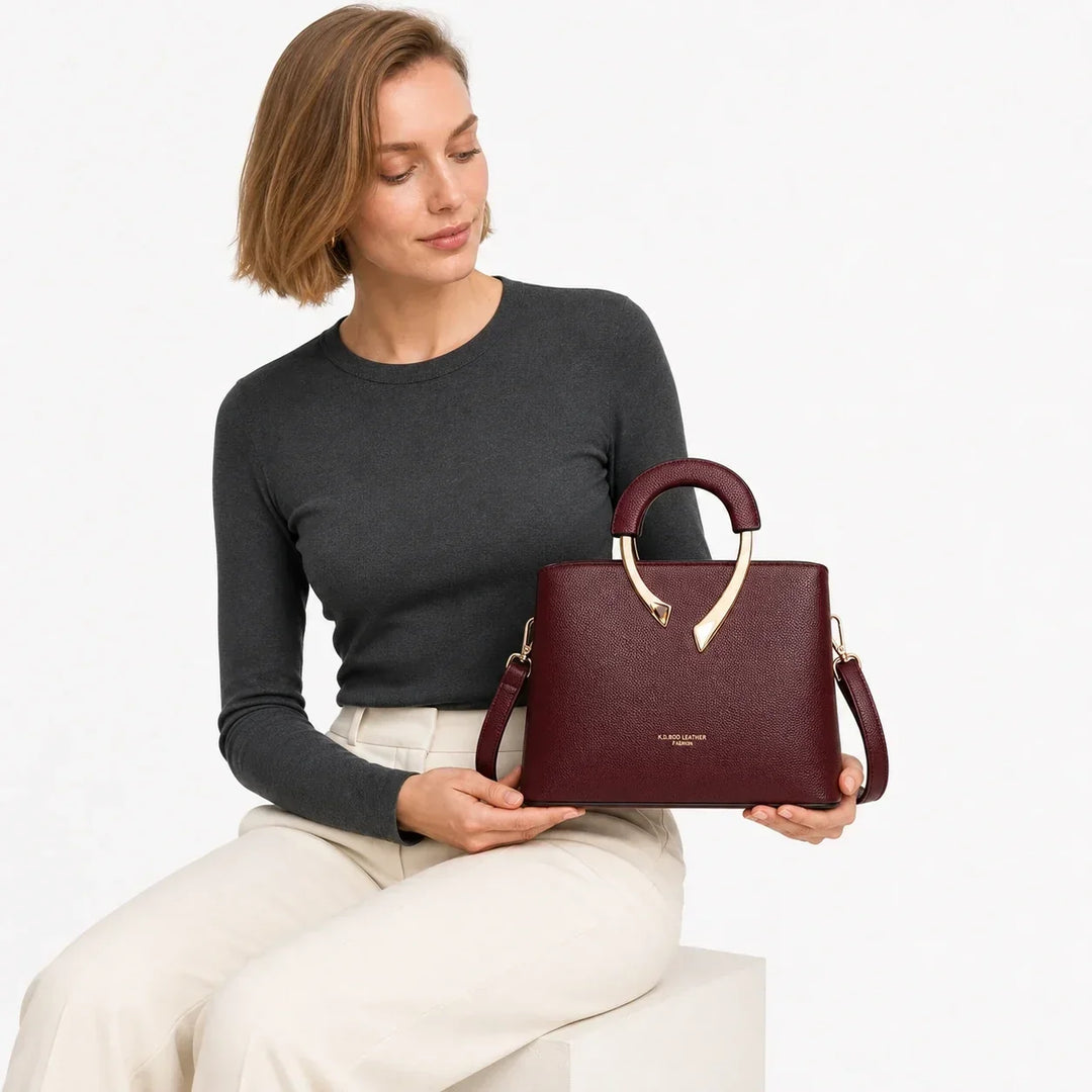 Agathe Rivoli | Sac bandoulière en cuir véritable