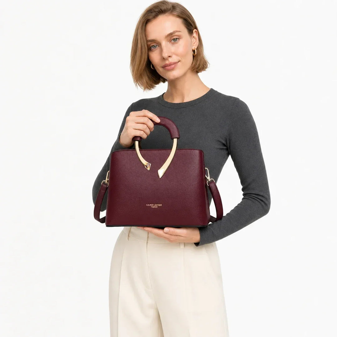 Agathe Rivoli | Sac bandoulière en cuir véritable