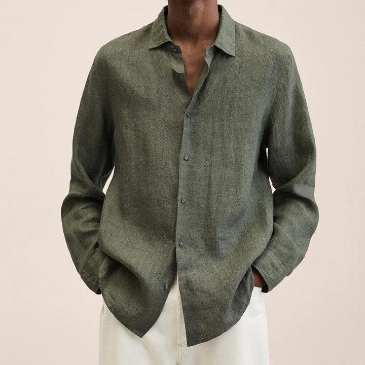 Timothée | Chemise à boutons en lin