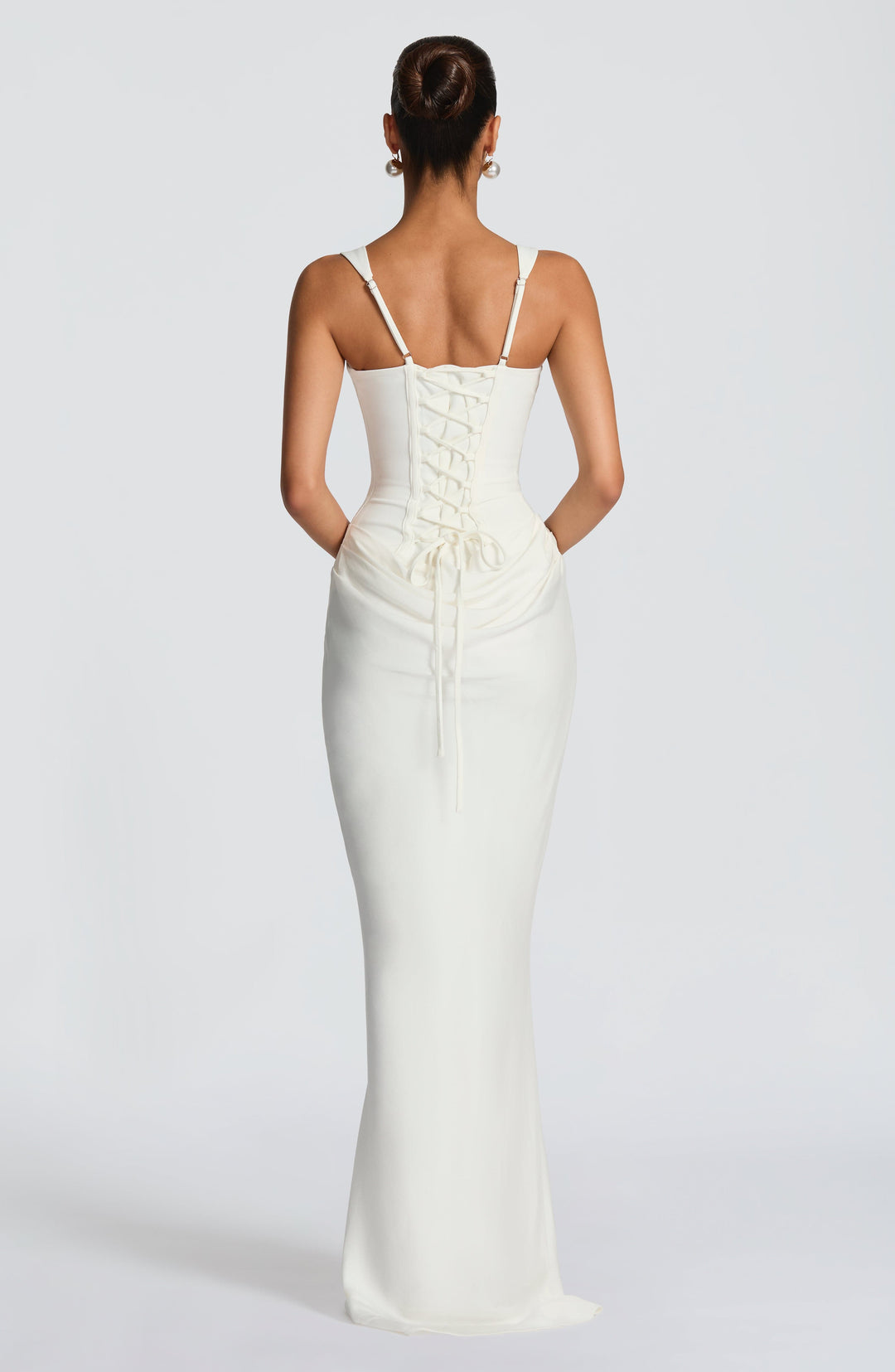 Philippine | Robe longue à col carré