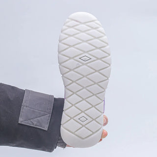Prune | Mocassins décontractés en toile brodée