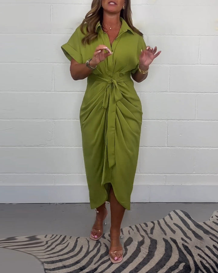 Thaïs | Robe plissée élégante