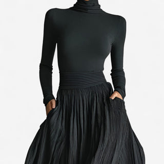 Ophélie | Robe longue à taille haute
